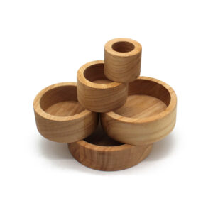 Natural Stacking Bowls (5pcs)