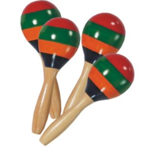 Mini Wooden Maracas (4pcs)-0