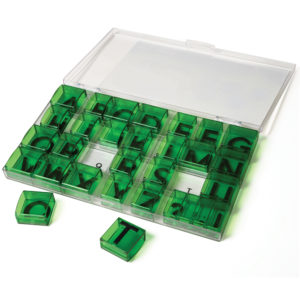 Alphabet Transparent Stamps - Uppercase Letters-0