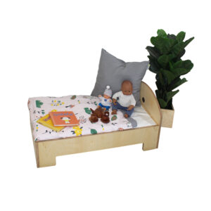 Wooden Play Bed with Waterproof Mattress