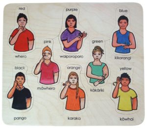 Learn to Sign Colours Puzzle (8pcs)