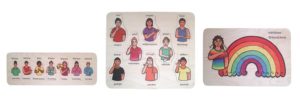 Learn to Sign Puzzle Set (3pcs)