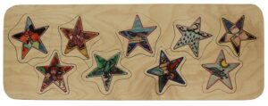 Matariki Theme Stars Puzzle (9pcs)