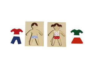 Boy & Girl Figure Puzzle Set (2pcs)