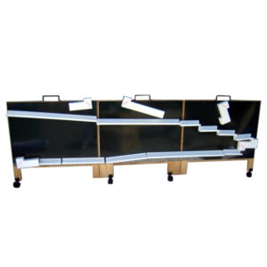 Three Sided Magnetic Play Wall & Magetic Channels (16pcs)