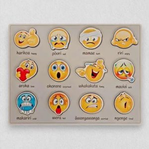 Emoji Nga Whakaaro Puzzle (12pcs)