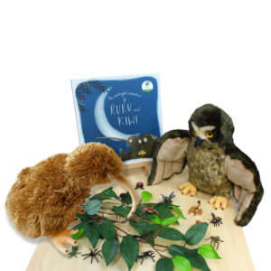 Ruru & Kiwi Book & Props Set (4pcs)