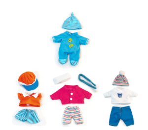 Dolls Clothes Set 21cm Doll (4pcs)